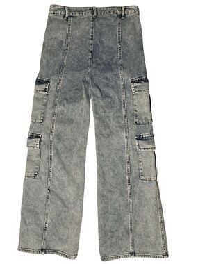 Tractr Light Blue Kids Denim Jeans with Brown Stitching